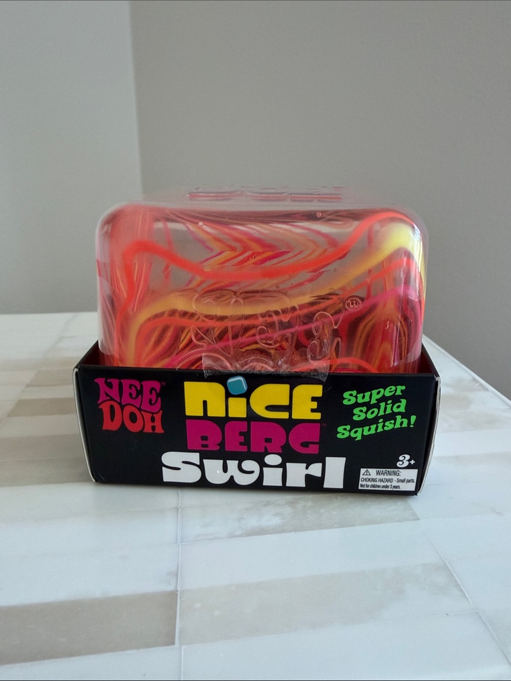 NEW Schylling NeeDoh Swirl Nice Berg - Jumbo Squishy